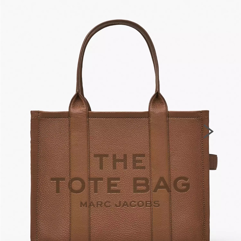 Marc Jacobs Large Brown Leather Tote Bag NWOT